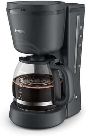 Philips Drip Coffee Maker - 1.2 Liter Capacity, Up to 10 Coffee Cups, Glass Jar, Auto Shut Off Function, Keep Warm Function, Black - HD7430/90 on Amazon.ae - Price Tracker