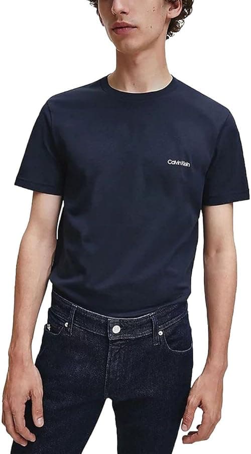 Calvin Klein Men's COTTON CHEST LOGO T-Shirt on Amazon.ae - Price Tracker