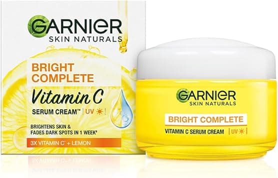 Garnier Skin Naturals Bright Complete Vitamin C Serum UV Cream Vitamin C Day Cream for Sun Protection and Skin Brightening - Suitable For all Skin Types, 45g - Amazon.ae Price Tracker