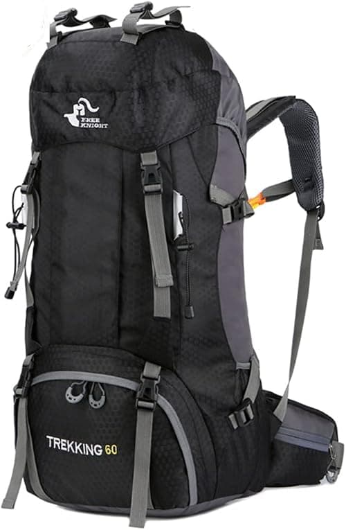 60L Waterproof Lightweight Hiking Backpack with Rain Cover,Outdoor Sport Travel Daypack for Climbing Camping Touring on Amazon.ae - Price Tracker