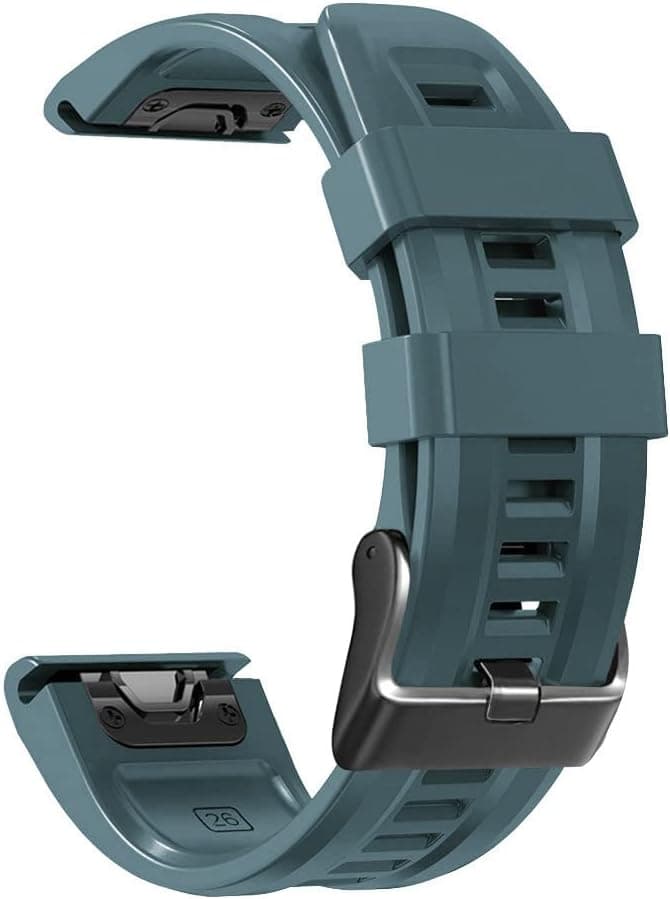 22mm 26mm Silicone Smart Watch Strap For Garmin Fenix 7X 7 Fenix 6X 6 Pro Fenix 5X 5 Plus 3HR Bracelet Quick Release Wristband on Amazon.ae - Price Tracker