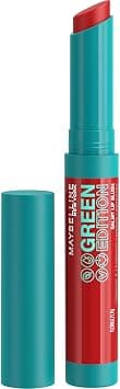 Maybelline Green Edition Balmy Lip Blush Lipstick, Organic, Natural Colour, Vegan, 002, Bonfire - Best Deal Finder