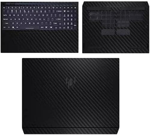 Gruattreay Laptop Decal Cover Compatible with 16 inch Acer Predator Helios Neo 16 PHN16-72 2024 Laptop, Anti-Scratch Sticker Three Sided Notebook Film (Carbon Black) على Amazon.ae - متتبع الأسعار