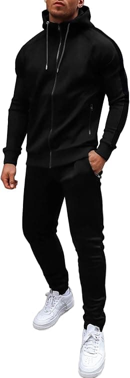 COOFANDY Linen Sets For Men 2 Piece Button Down Shirt Long Sleeve And Casual Beach Drawstring Waist Shorts Summer Outfits - Best Deal Finder