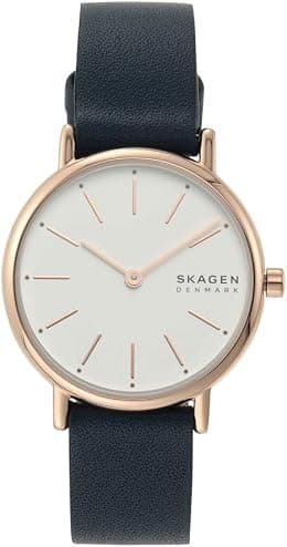 Skagen Signatur Watch for Women, Quartz Movement with Stainless Steel or Leather Strap - Best Deal Finder