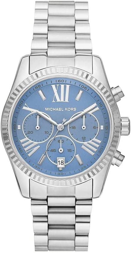Michael Kors - Women's Lexington Chronograph, Stainless Steel Watch, MK7215 on Amazon.ae - Price Tracker