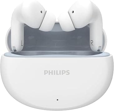 Philips_Bluetooth TAT1269 Truly Wireless in Ear Earbuds with mic,13mm Drivers, BT 5.4, 40H Playtime, IPX5, Fast Charging, Touch Controls (White) (Renewed) on Amazon.ae - Price Tracker