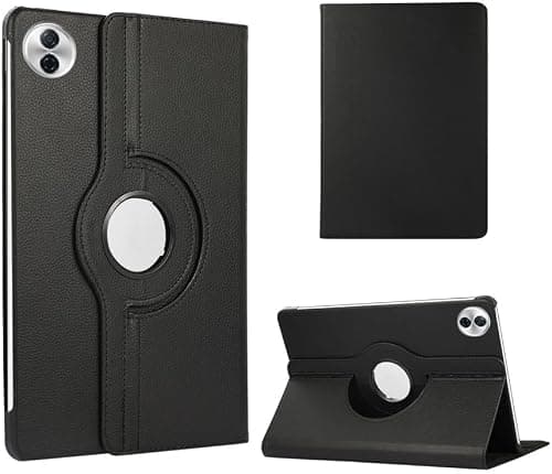 Compatible with Honor Pad 10 12.1 inch Case Cover 2025 Full Coverage Leather PU Flip Case with Rotating Folding Stand Cover Rugged with Auto Sleep/Wake (Black, 12.1") on Amazon.ae - Price Tracker