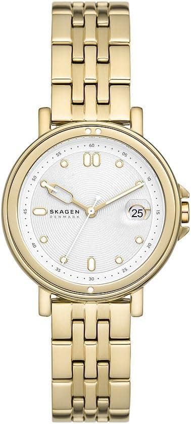 Skagen Signature Women's Quartz Watch with Stainless Steel or Leather Strap على Amazon.ae - متتبع الأسعار