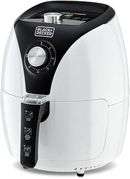 Black+Decker 2.5L 1500W Manual Aerofry Air Fryer With Rapid Air Convection Technology, White/Black - Af220-B5, 2 Years Warranty on Amazon.ae - Price Tracker
