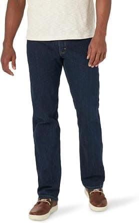 بنطلون جينز رجالي بخصر مرن ومريح من Wrangler Authentics - دليلك لأفضل العروض