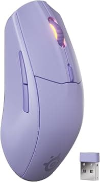 SteelSeries Rival 3 Wireless Gen 2 Gaming Mouse - 2.4GHz and Bluetooth - 18,000 DPI TrueMove Air Optical Sensor - 60 Million Clicks Guaranteed - Ultralight - PTFE Gliding Feet - Lavender on Amazon - Best Deal Finder