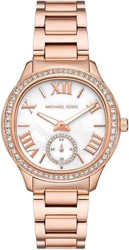 Michael Kors LADIESMETALS MK4806 Wristwatch for women, Rose Gold, One Size, Round - Best Deal Finder