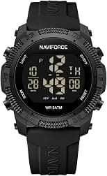 NAVIFORCE Men Sports Waterproof Digital Watches with Stopwatch Alarm Rubber Strap Wristwatch for Women - Best Deal Finder