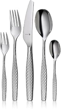 WMF Sentic Cromargan Protect 1270916340 Cutlery Set, 30 Pieces for 6 People, Dishwasher Safe, Forged Dinner Knives, Cutlery Tray on Amazon.ae - Price Tracker