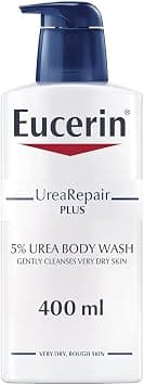 Eucerin UreaRepair Plus 5% Urea Body Wash Fluid, Gentle Body Cleanser and Mousturizer for Dry Skin, Soothes and Relieves Itching, Suitable for Mature & Diabetic Skin, 400ml على Amazon.ae - متتبع الأسعار