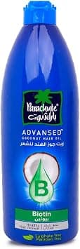 Parachute Advansed Biotin & Coconut Hair Oil | For Healthy & Nourished Hair | Controls Hairfall & Promotes Hair Growth | All Hair Types| No Parabens, Silicones, Sulphate | 300ml - Amazon.ae Price Tracker
