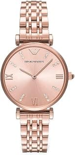 Emporio Armani Women's Dress Watch with Stainless Steel Band - Best Deal Finder