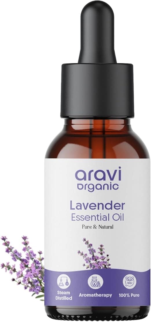 Aravi Organic Lavender Essential Oil - 15 ml | Undiluted, Natural Aromatherapy, Therapeutic Grade | Healthier Skin and Hair - Calming Bath or Massage for Restful Sleep on Amazon.ae - Price Tracker