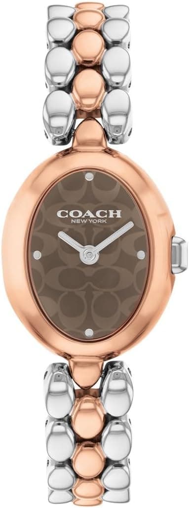 Coach Two Hand Quartz Movement Watch for Women SAMMY Collection with Stainless Steel Bracelet - 14504570 on Amazon.sa - Price Tracker