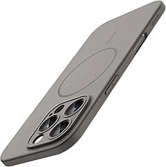 JETech Magnetic Slim Case for iPhone 16 Pro 6.3-Inch Compatible with MagSafe, Full Camera Lens Protection, Ultra-Thin Lightweight Matte Finish Minimalist Phone Cover (Natural Titanium) - Amazon.ae Price Tracker