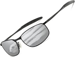 AEVOGUE Polarized Sunglasses For Men Rectangle Metal Frame Retro Sun Glasses AE0395 - Best Deal Finder