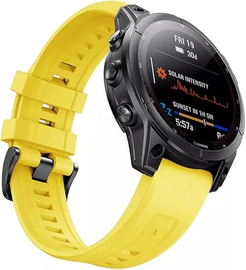 Dado Silicone strap 22 mm Compatible with Garmin watch Fenix 7 | Fenix 6 | Fenix 5 | 6 Pro | 5 Plus | Approach S60 Smartwatch strap on Amazon.ae - Price Tracker