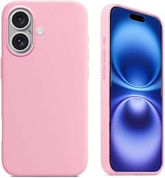 TR-PLANET for iPhone 16 Plus Liquid Silicon Cover, Microfiber Lining Shockproof Slim Thin Phone Cover, Lightweight Soft Back TPU Rubber Gel Case Compatible With iPhone 16 Plus, pink - Amazon.ae Price Tracker