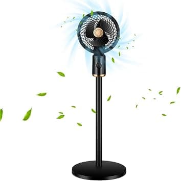 Vertical Fan 3-speed Adjustable Quiet Heat Relief Blower | Low-Noise Circulating Fan for Bedroom Home Office Desktop Kitchen Dorm Living Room Apartment Floor على Amazon.ae - متتبع الأسعار