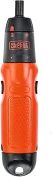 Black & Decker Battery Powered Cordless Screwdriver, Red/Black, A7073XJ,2 years warranty on Amazon.ae - Price Tracker