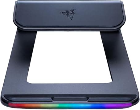 Razer Laptop Stand Chroma - Laptop stand with Razer RGB Chroma lighting - USB 3.0 Hub with 3 ports (18 degree tilt angle, aluminium and ergonomic design) Black - Amazon.ae Price Tracker