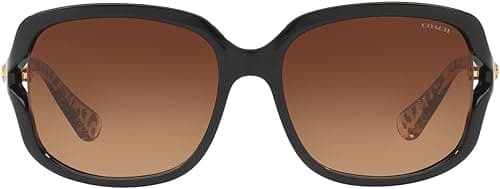 Coach Womens L149 Sunglasses (HC8169) Black/Brown Plastic - Non-Polarized - 57mm on Amazon.ae - Price Tracker