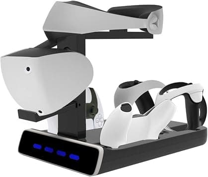 SKEIDO Charging Station Dock With Display Light Indicator For PS VR2 /PS5 Handle Controller Holder vr Helmet Storage Mount Rack Base on Amazon.ae - Price Tracker