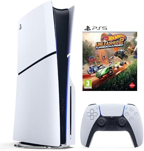 Sony PlayStation 5 Slim Disc Console + Hot Wheels Unleashed 2 Turbocharged -International Version on Amazon.ae - Price Tracker