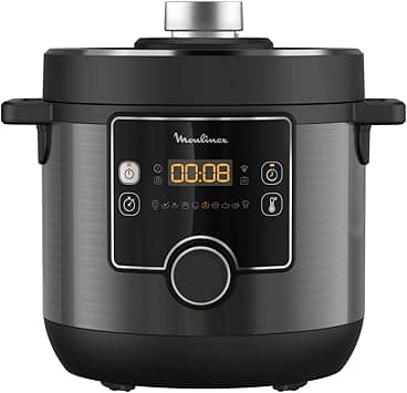 MOULINEX Electrical Pressure Cooker | Turbo Cuisine Electric Cooker | 7.6 Litre | 1200 Watts | Black | 2 Years Warranty | CE777827 on Amazon.ae - Price Tracker