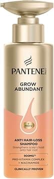 Pantene Grow Abundant Anti-Hair Loss Shampoo 290ml for Stronger, Longer, Denser Hair in 8 Weeks, Strengthens Anchorage and Improves Hair Resilience, With 900mg Pro-Vitamin Complex & Niacinamide - Amazon.ae Price Tracker