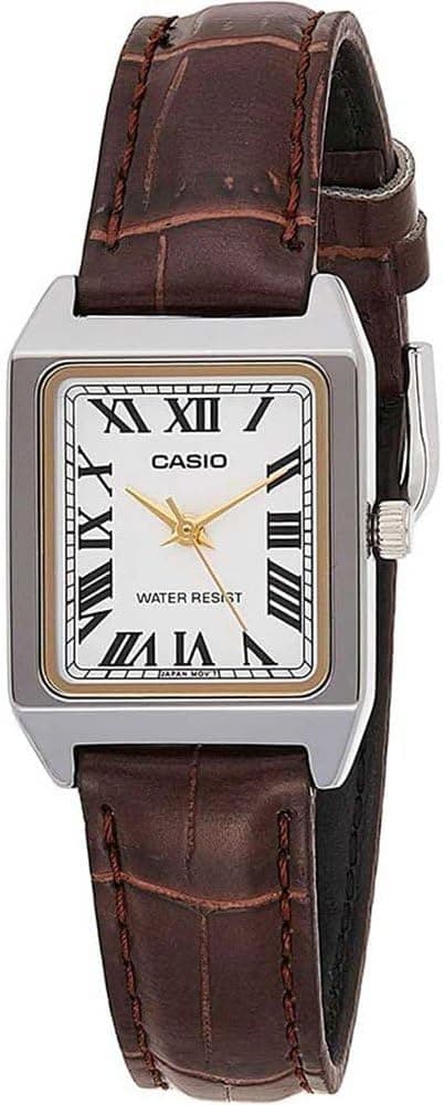 Casio Women's Watch - LTP-V007L-7B2UDF White Dial, Brown Band on Amazon.ae - Price Tracker