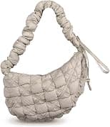Puffer Bag Quilted Padded Tote Bags for Women Puffy Hobo Purse Lightweight Down Cotton Crossbody Shoulder Bag - Best Deal Finder