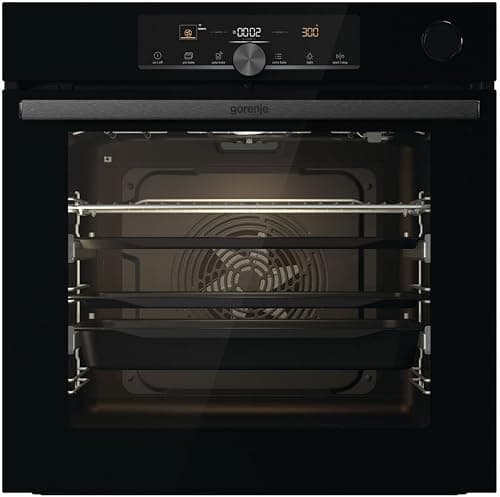 Gorenje BSA6747A04BGWI, 60 cm Built in Electric Oven with Fan, Integrated WiFi Operation, 77 Liters Capacity, Made in Slovenia, Black,1 Year Warranty on Amazon.ae - Price Tracker