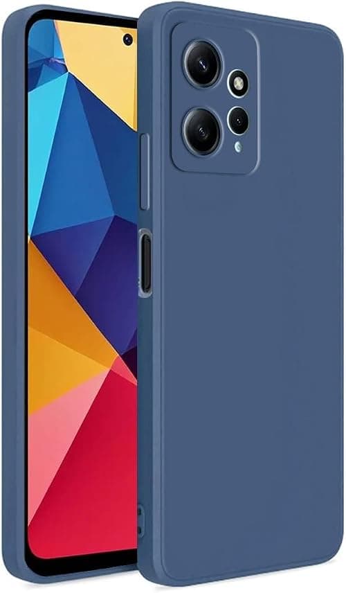 Soft Matte Back Cover for Redmi Mi Note 12 4G [Matte Soft Silicon Flexible] Camera Bump Protection All Side Shock Proof Rubberised Back Case Cover for Redmi Mi Note 12 4G (Blue) on Amazon.ae - Price Tracker
