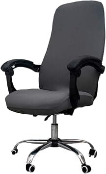 Melaluxe (Large, Dark Gray) - Office Chair Cover - Universal Stretch Desk Chair Cover, Computer Chair Slipcovers (Size: L) - Dark Grey on Amazon.ae - Price Tracker