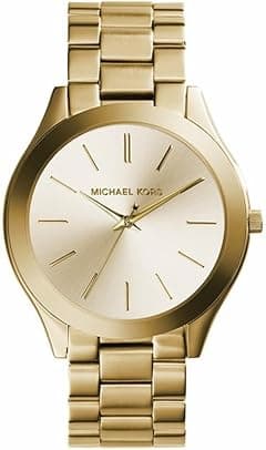 Michael Kors Women's Watch MINI SLIM RUNWAY, 33mm case size, Three Hand movement, Stainless Steel strap - Amazon.ae Price Tracker