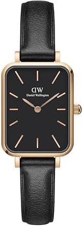 Daniel Wellington Quadro Uhr Rose Gold Leather on Amazon.ae - Price Tracker