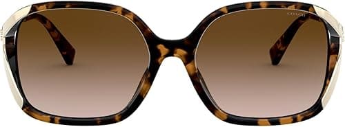 Coach Women's Gradient Brown Lens Sunglasses 57-17-140 mm, HC8280U, Dark Tortoise on Amazon.ae - Price Tracker