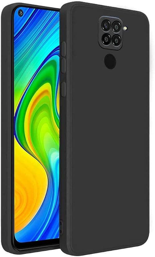 EMODIL Case for Xiaomi Redmi Note 9 / Redmi 10X 4G Cover Black Slim Fit for Soft TPU Back Cover Flexible Silicone Cover Matte Black for Xiaomi Redmi Note 9 / Redmi 10X 4G ® (Black) on Amazon.ae - Price Tracker
