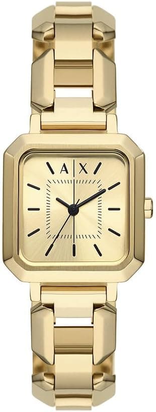 Armani Exchange Women's Watch Three-Hand, Gold-Tone Stainless Steel, AX5721 on Amazon.ae - Price Tracker