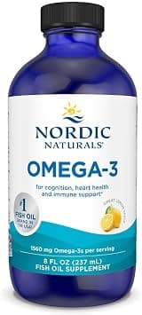 Nordic Naturals Omega-3 Liquid, EPA & DHA, 1560 mg, Aids in Cognition, Heart Health, and Immune Support, Lemon Flavor, 237 ml (8 fl oz) (Packaging May Vary) on Amazon.ae - Price Tracker
