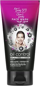Glow & Lovely Formerly Fair & Lovely Face Wash With Activated Charcoal Oil Control To Deep Clean + Control Oil 150ml on Amazon.ae - Price Tracker