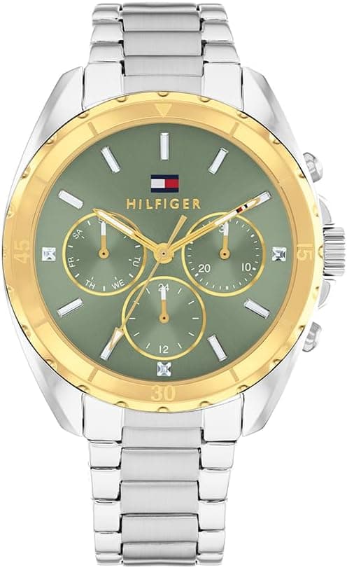 TOMMY HILFIGER WOMEN'S GREEN DIAL STAINLESS STEEL BRACELET WATCH - 1782785 on Amazon.ae - Price Tracker