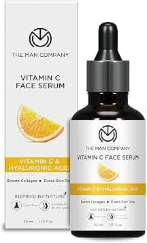 The Man Company 40% Vitamin C Face Serum With Hyaluronic Acid - 30ml - Best Deal Finder